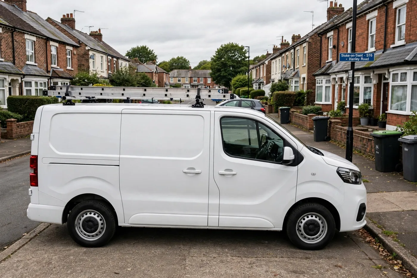 Branded builder van